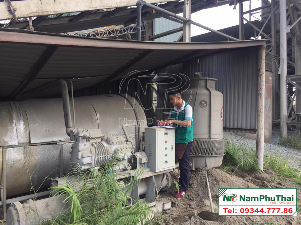 Bảo trì và cấp mới hệ thống làm lạnh nước water chiller cho trạm bê tông Việt - Hàn 5