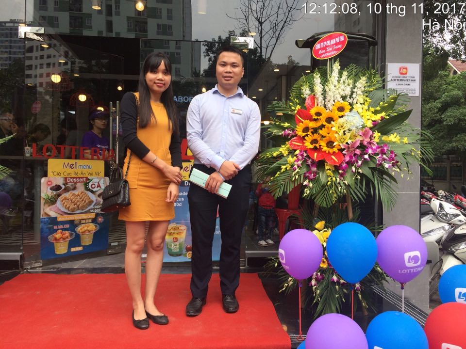 Nam Phú Thái chúc mừng khai trương cơ sở Lotteria tại Linh Đàm 2