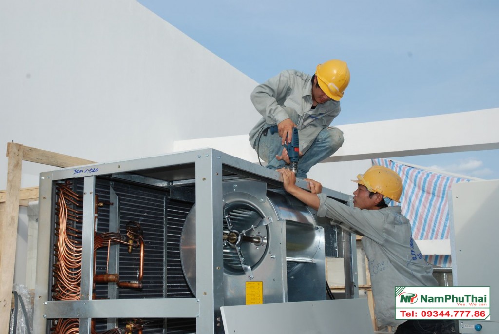 Dịch vụ thi công hệ thống máy lạnh công nghiệp tại TPHCM  Thiên An Phước   Trung tâm bảo trì  Sửa chữa điện lạnh TPHCM