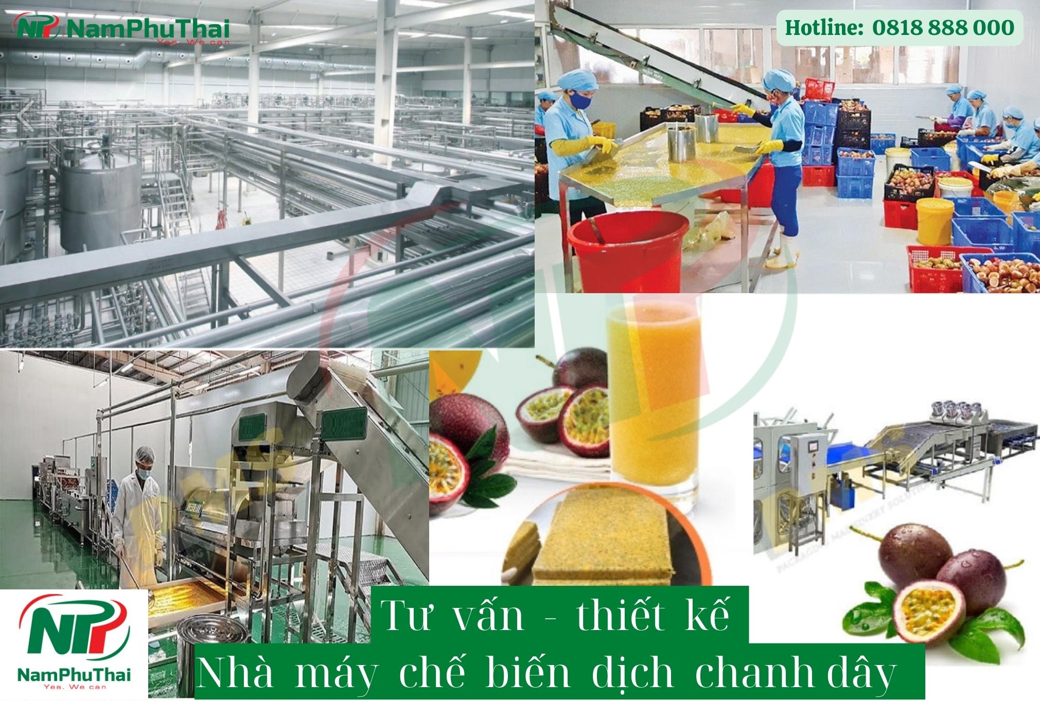 TƯ VẤN THIẾT KẾ NHÀ MÁY CHẾ BIẾN DỊCH CHANH DÂY.